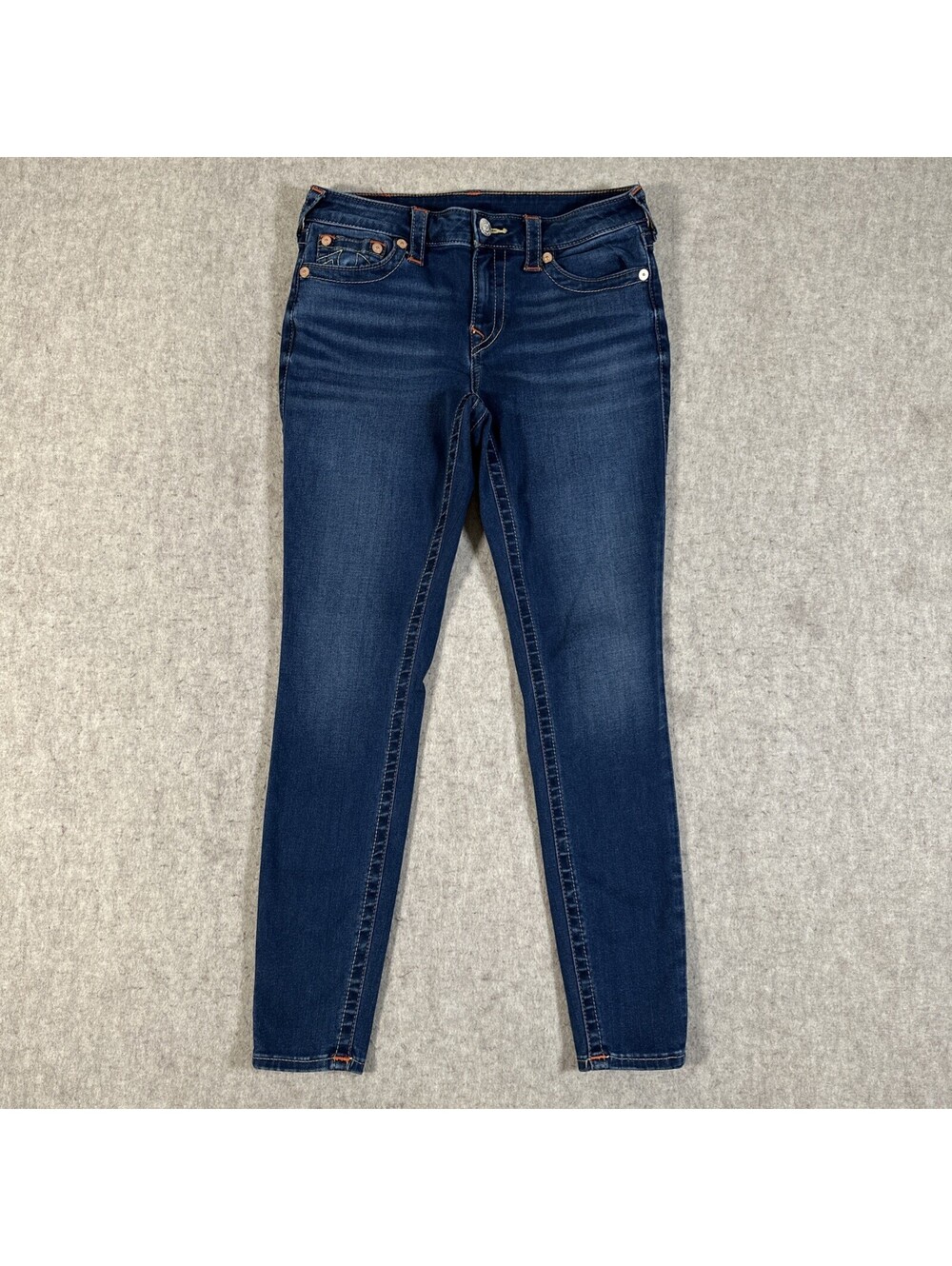 True Religion Jennie Curvy Mid Rise Jeans Women’s 29x28 Super Skinny